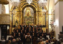 Concierto de la Coral Frexnense en las Fiestas Patronales de 2023.