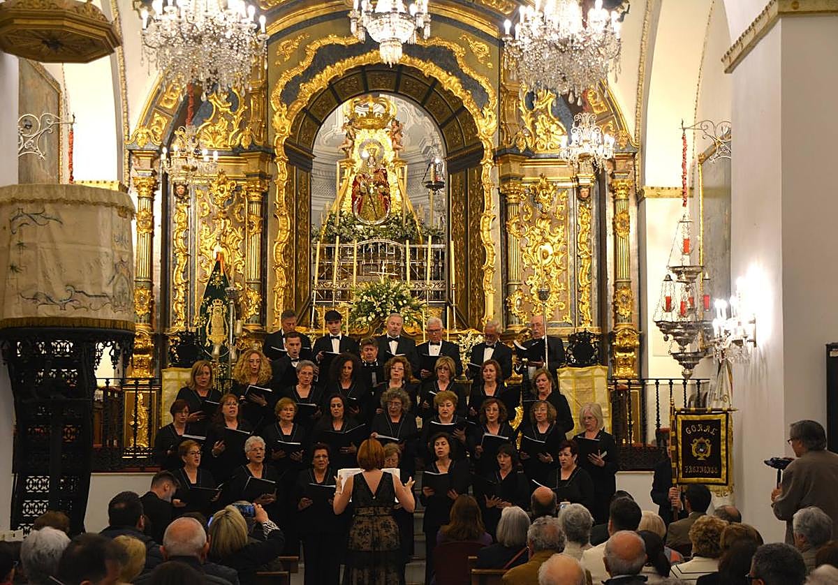 Concierto de la Coral Frexnense en las Fiestas Patronales de 2023.