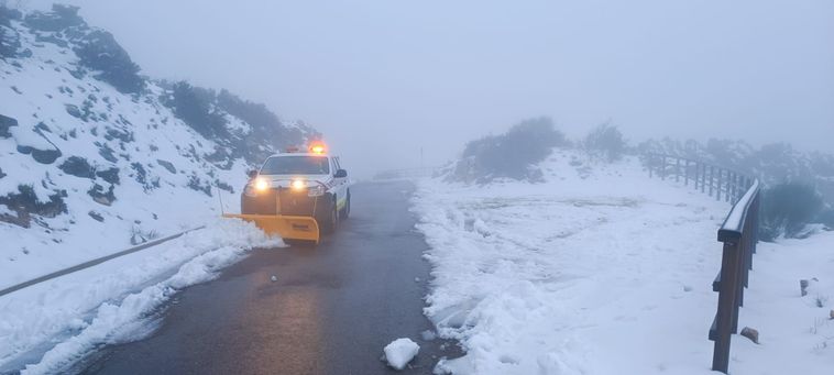 El paso de la borrasca Nelson por Extremadura