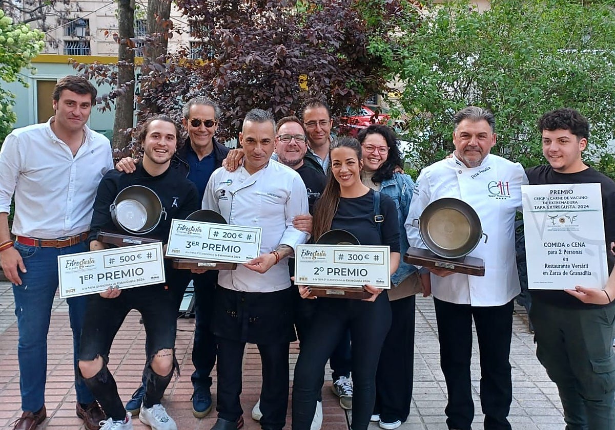 Galardonados en las distintas categorías.