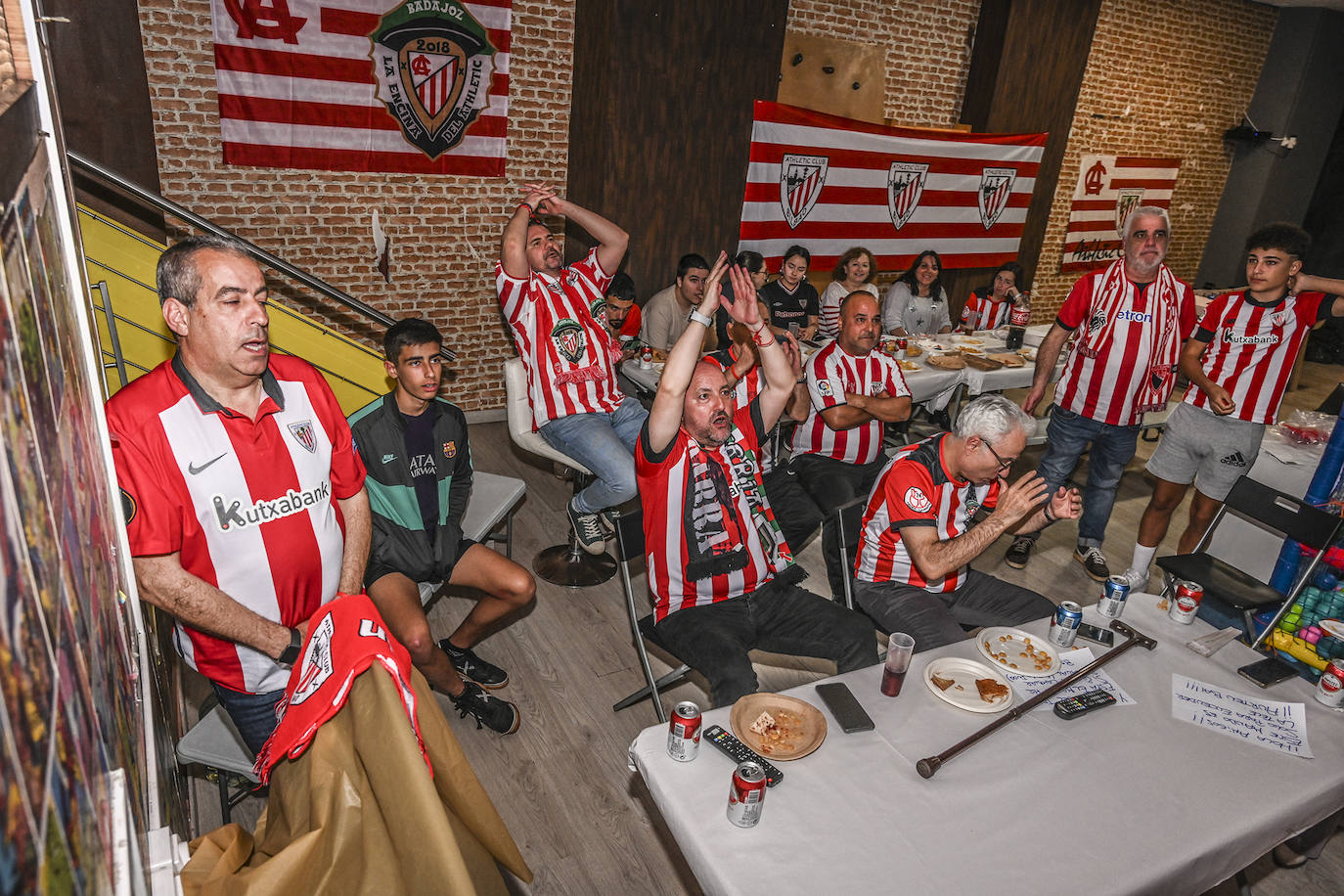 Así han vivido en Badajoz los hinchas del Athletic la final de la Copa del Rey