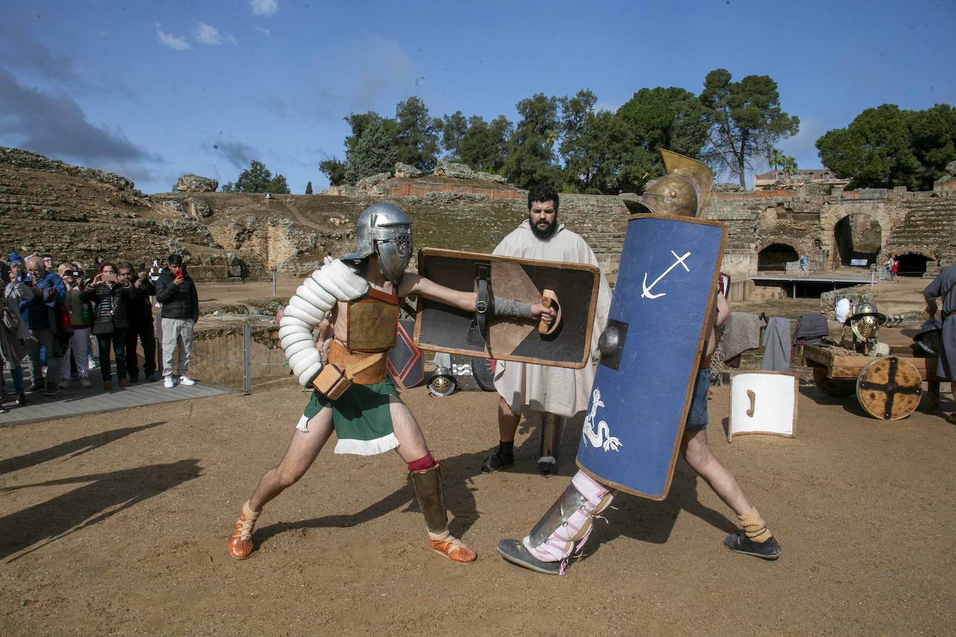 Entrenamiento de Gladiadores previo a la próxima edición de Emerita Lvdica