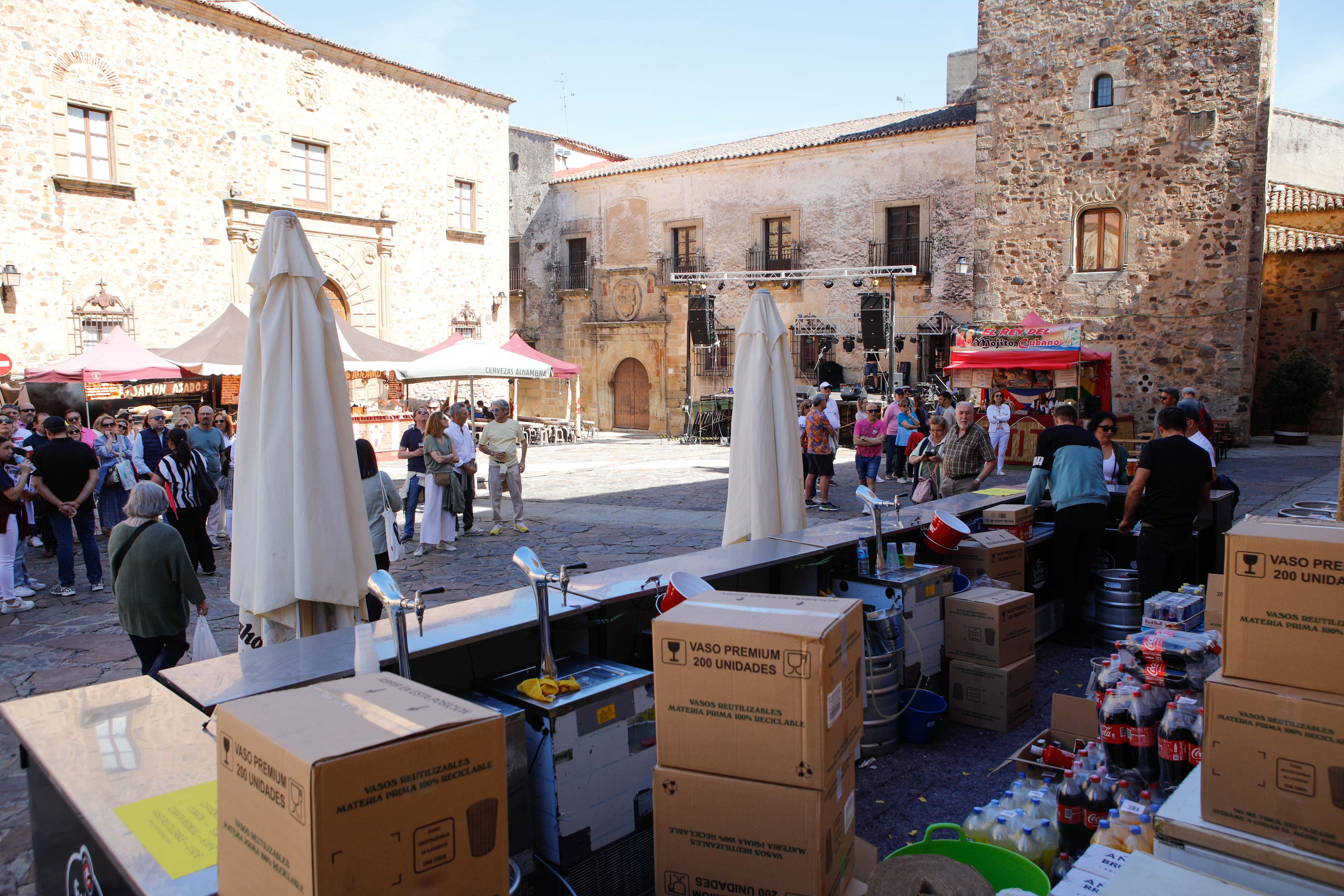 El Mercado de Primavera de Cáceres, en imágenes