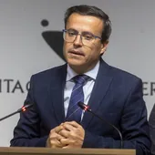 Miguel Ángel Gallardo, secretario general del PSOE en Extremadura.