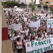 Hornachos se movilizó para exigir que se investigara la desaparición de Francisca Cadenas.