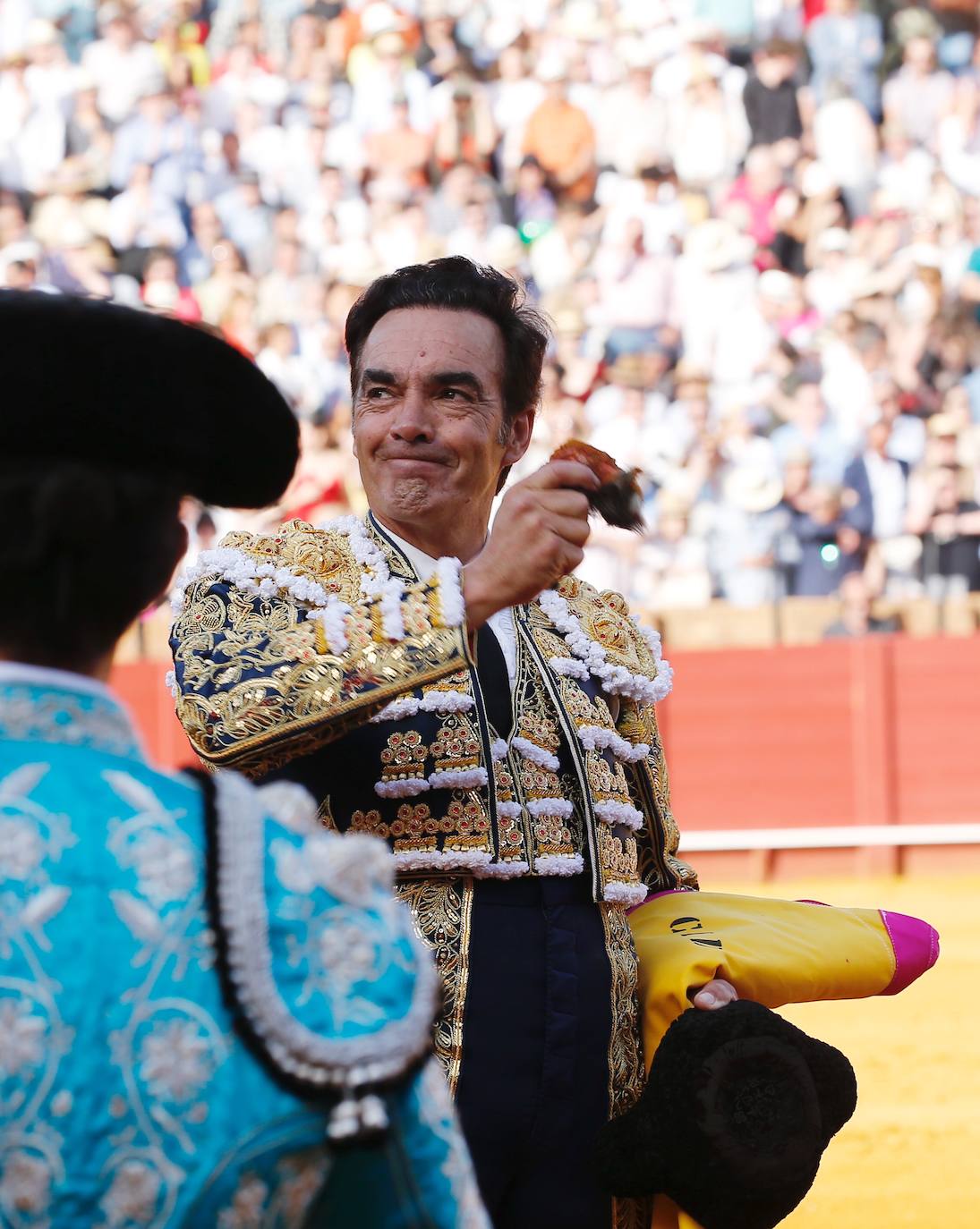 Emilio de Justo, triunfador de la tarde en Sevilla