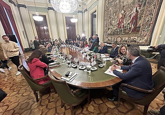 Reunión de los consejeros y el ministro este viernes, en la Conferencia Sectorial de Agricultura.