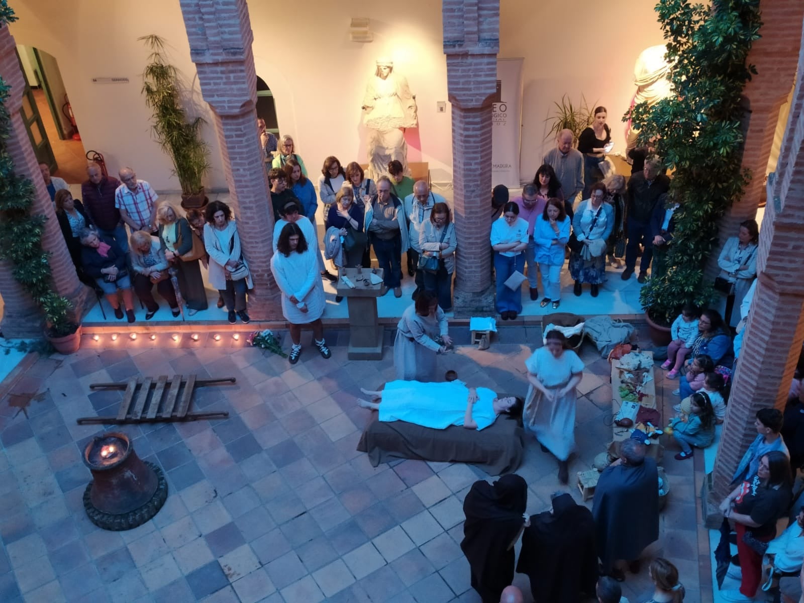 Recreación histórica en el Museo Arqueológico Provincial de Badajoz