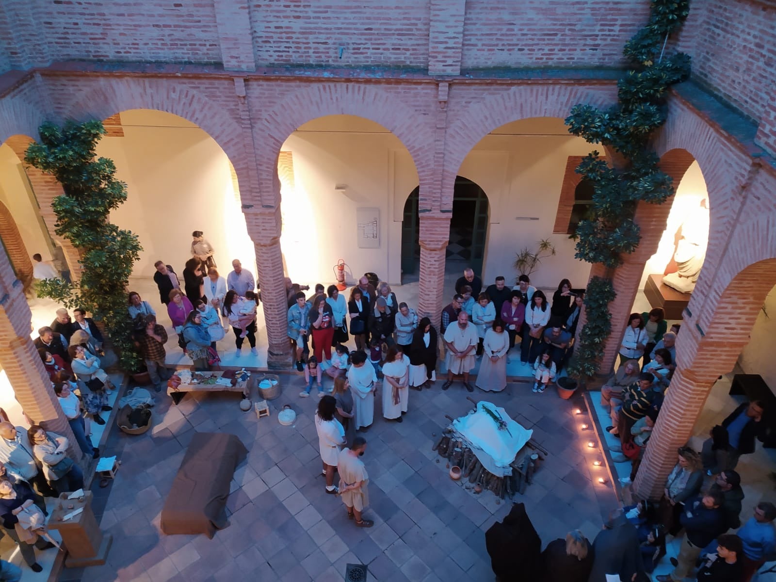 Recreación histórica en el Museo Arqueológico Provincial de Badajoz