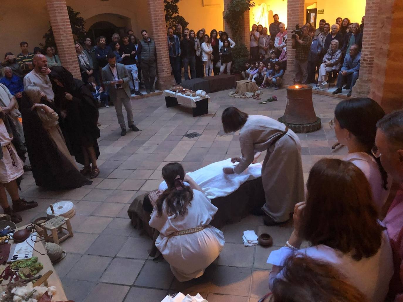 Recreación histórica en el Museo Arqueológico Provincial de Badajoz