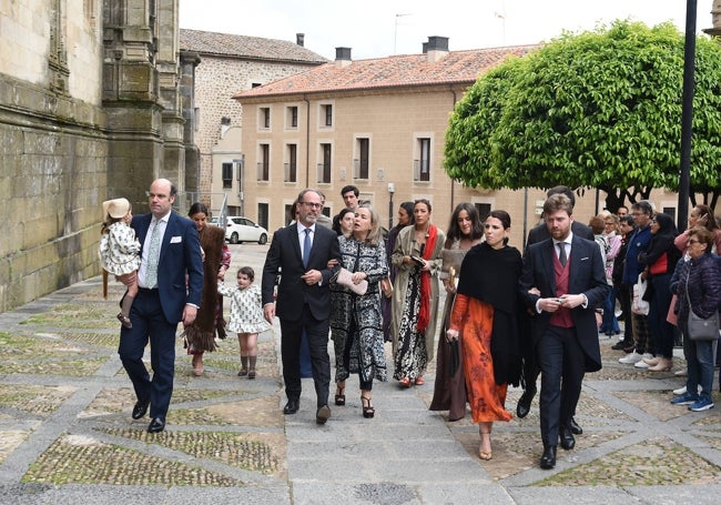 Algunos de los invitados al enlace de Isabel y Joaquín.