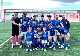 El once inicial que preentó el CP Alburquerque