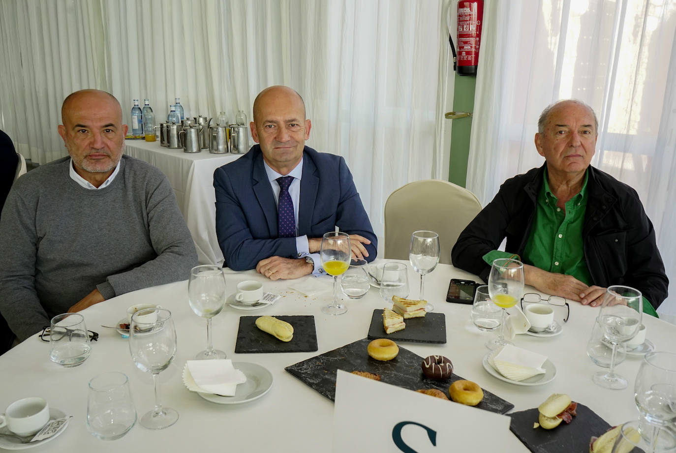 Ismael Quiñones, Antonio Llinás y Juan Pedro Cabrera