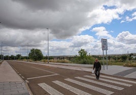 Imagen de Vegas del Mocho, este miércoles, sin mercadillo.