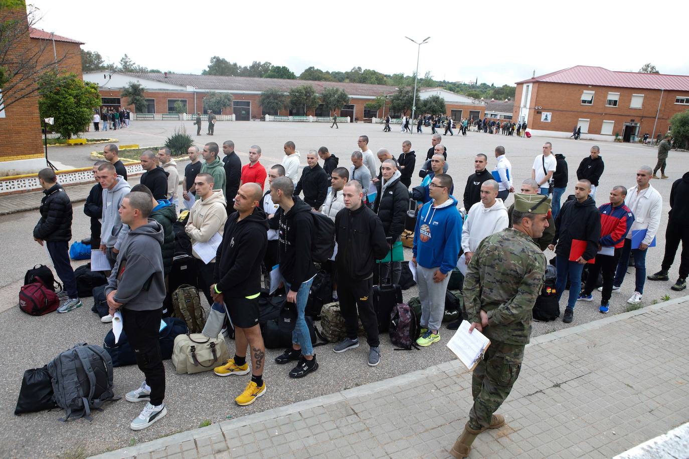 Llegada de los nuevos alumnos al Cefot de Cáceres (I)