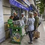 Júbilo en el bar Nuevo Betis por el premio