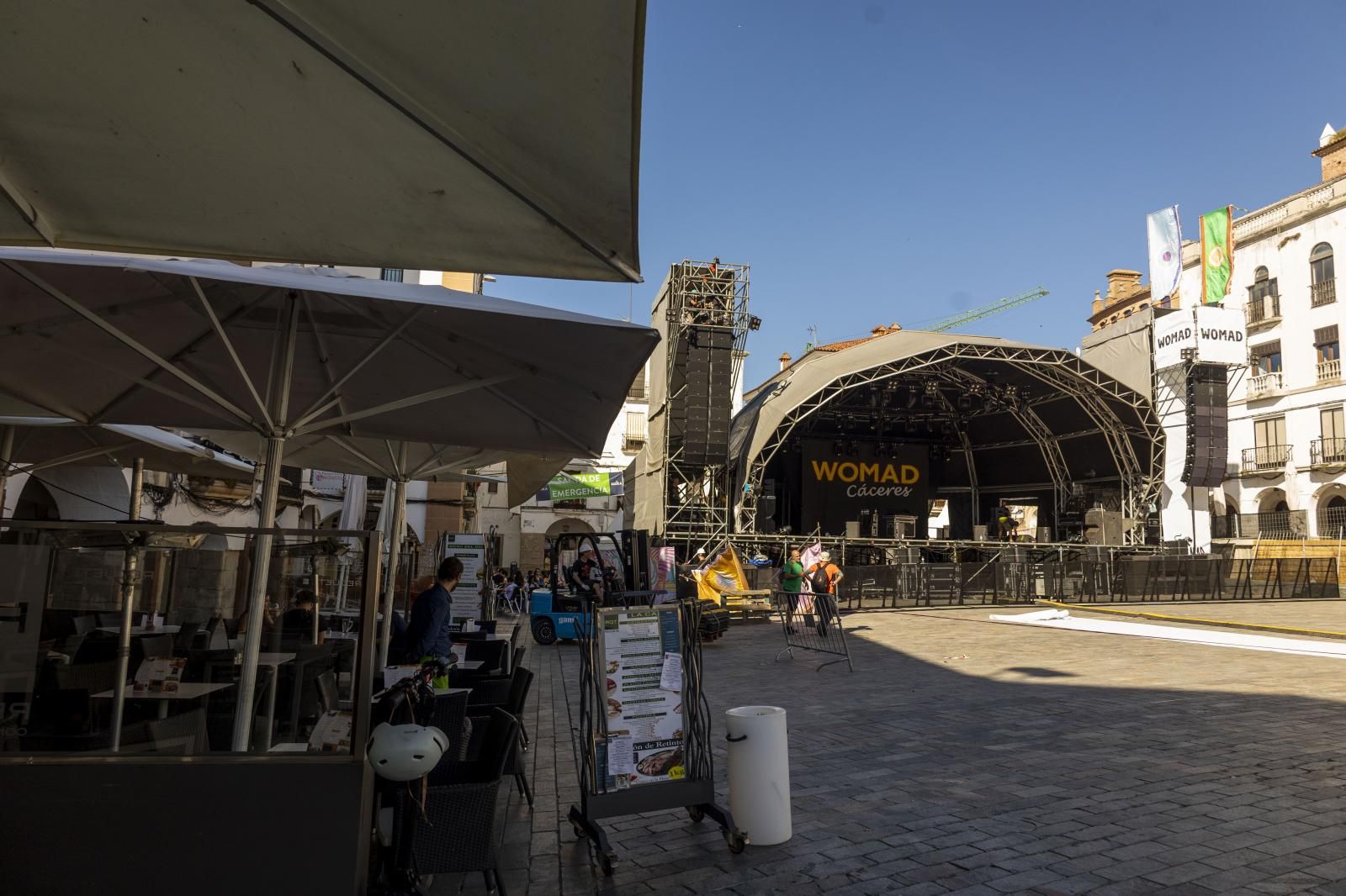 Cáceres se prepara para el Womad