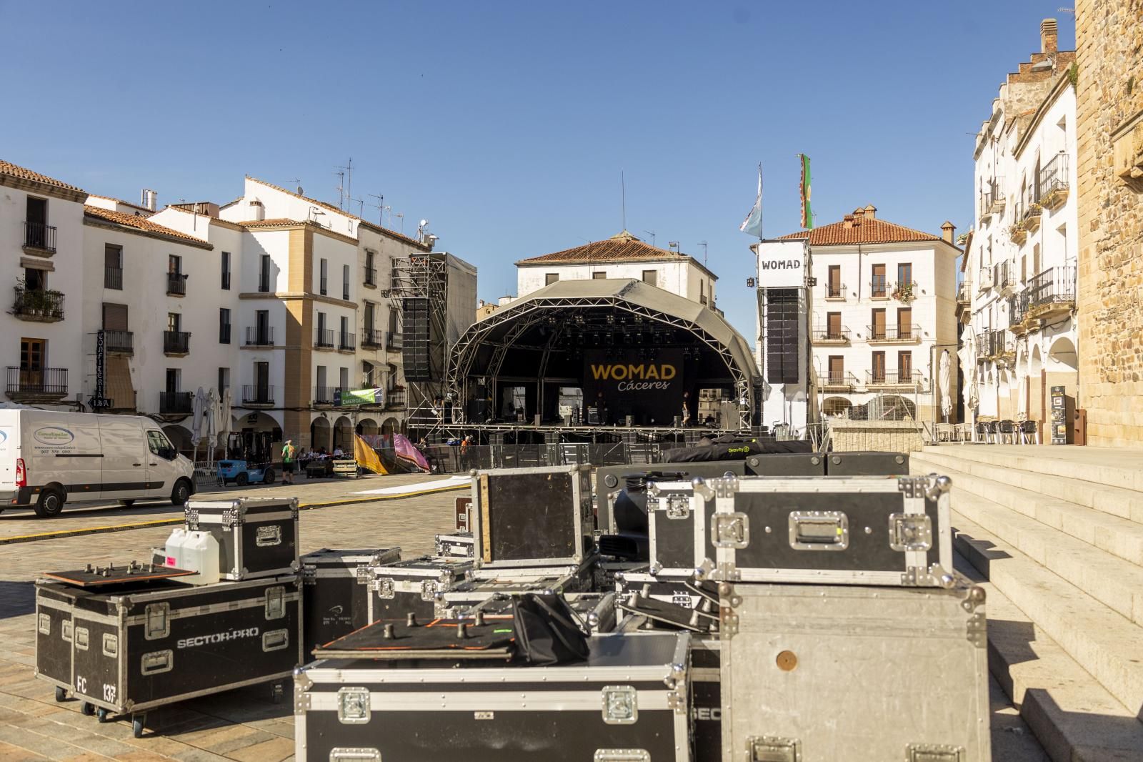 Cáceres se prepara para el Womad