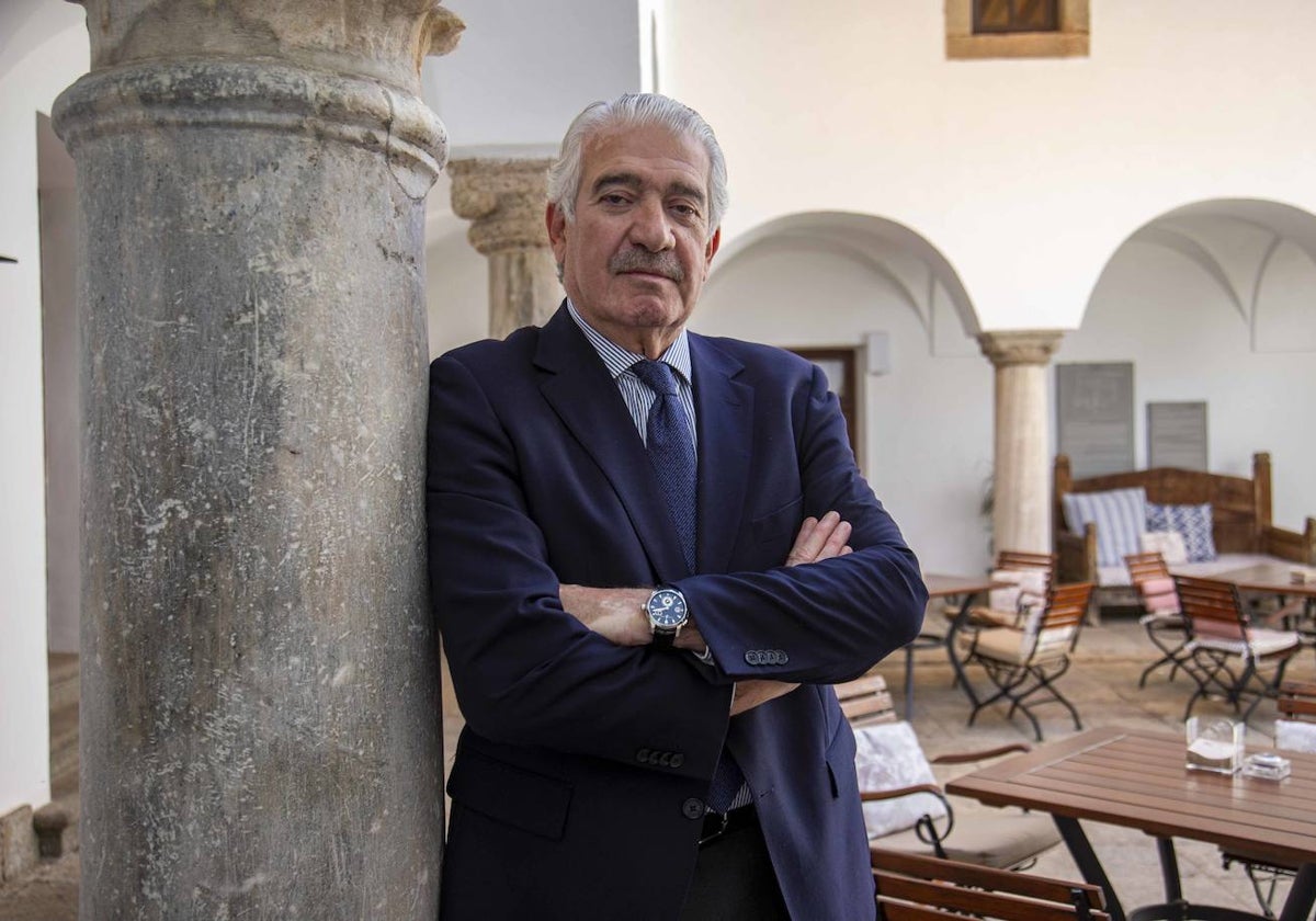 El consejero delegado de Endesa, José Bogas, en el Parador de Mérida.