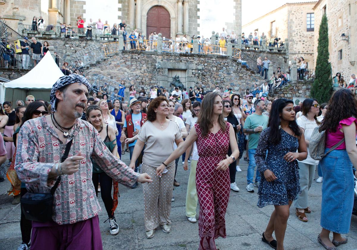 Ambiente de este sábado en el Womad de Cáceres (I)