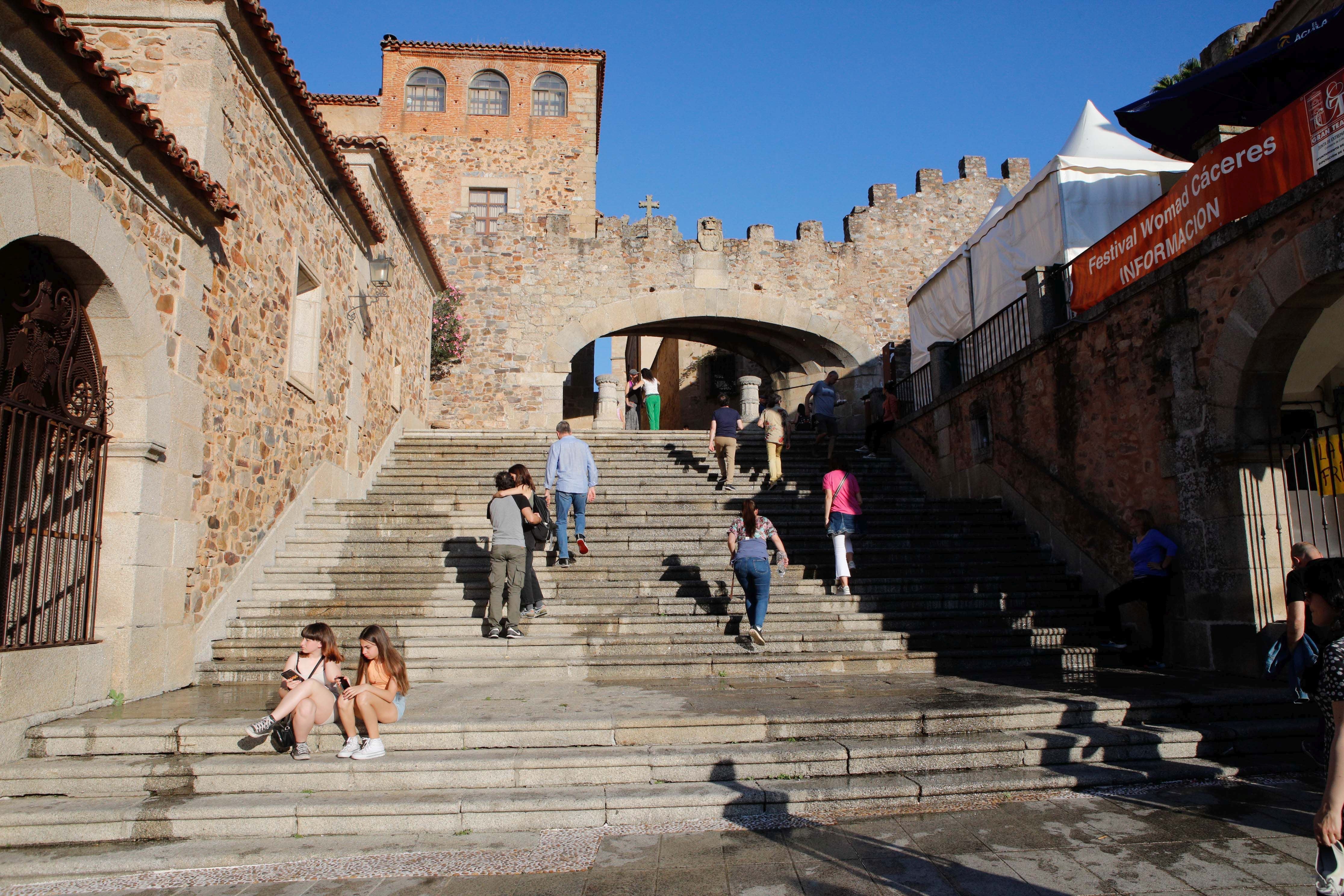 Ambiente de este sábado en el Womad de Cáceres (II)