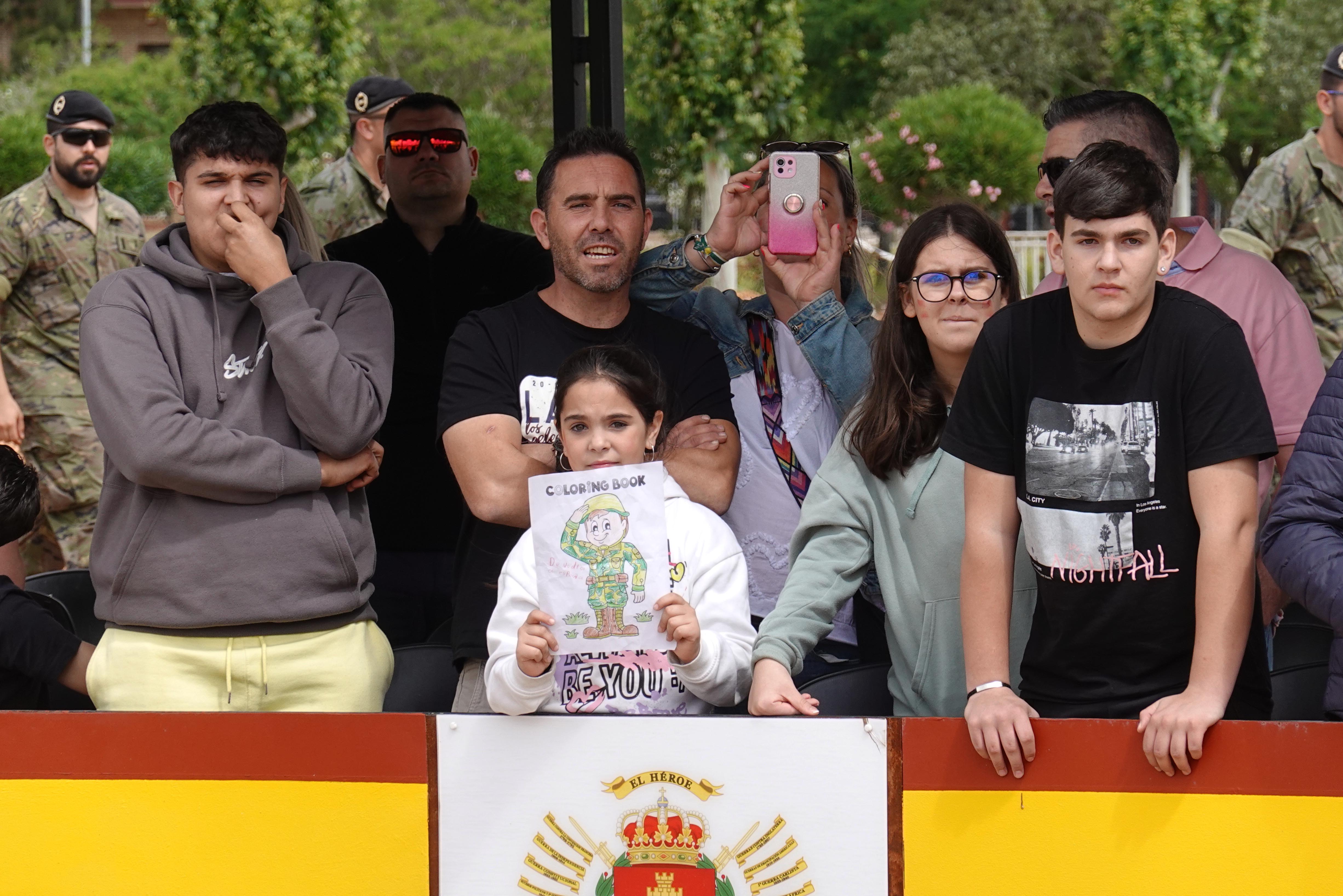 Las familias reciben a los primeros militares de la Brigada Extremadura de su misión en Líbano