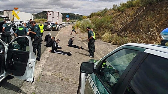 Prisión provisional para los cuatro atracadores detenidos por la Guardia Civil en la A-66