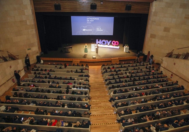 Acto en el palacio de congresos de Cáceres, el pasado octubre.