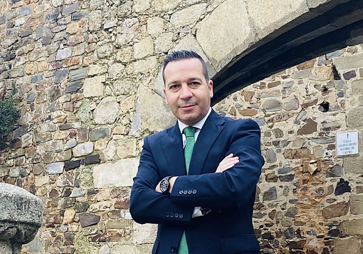 Óscar Fernández, portavoz de Vox en la Asamblea de Extremadura.