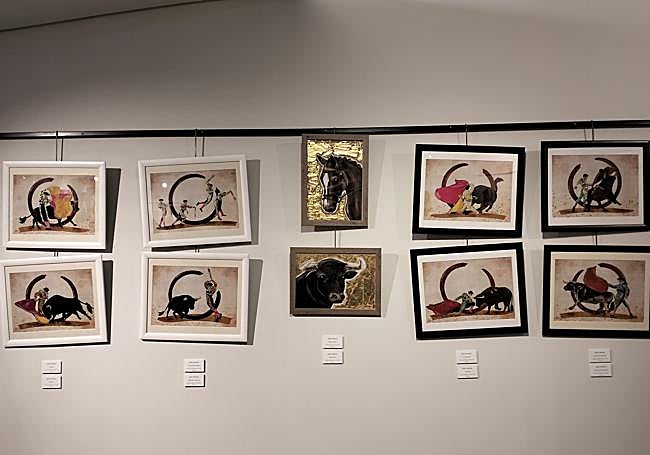 Obras expuestas en el coso madrileño.
