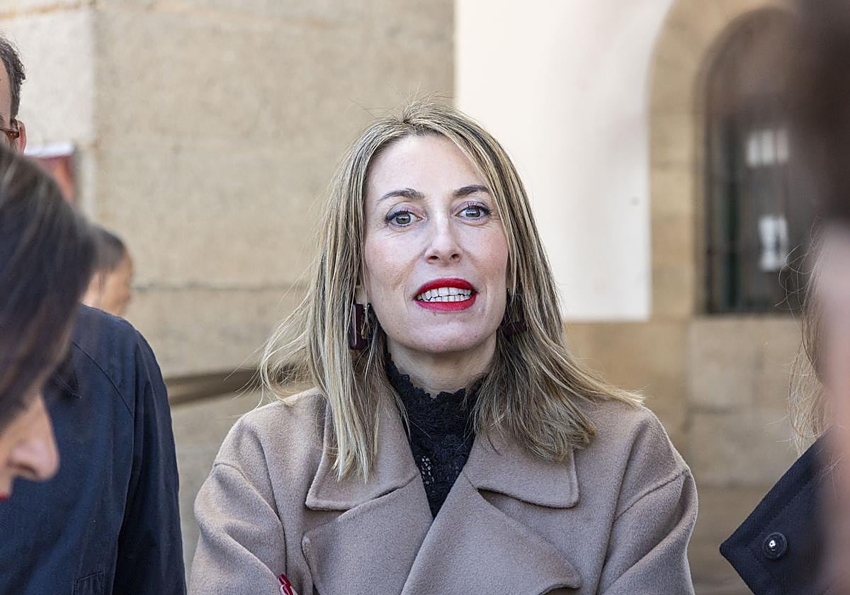 María Guardiola, presidenta de la Junta de Extremadura.