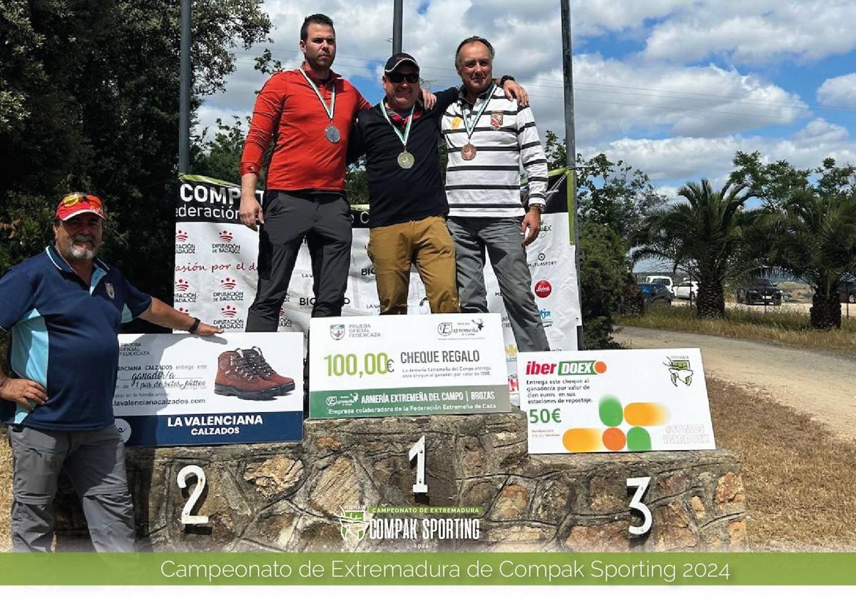 Carlos Javier Rafael Arenas se proclama campeón de Extremadura de Compak Sporting por segundo año consecutivo