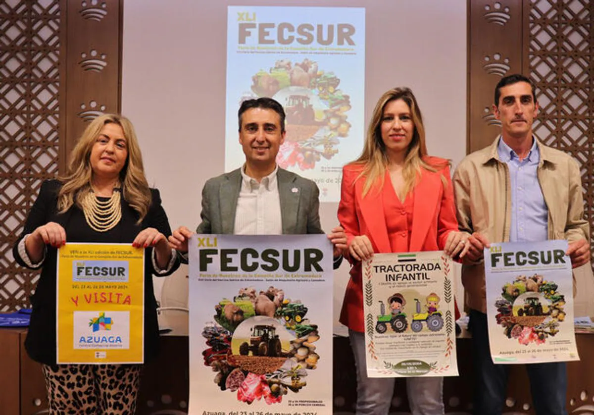 Presentación de Fecsur en la Diputación de Badajoz.