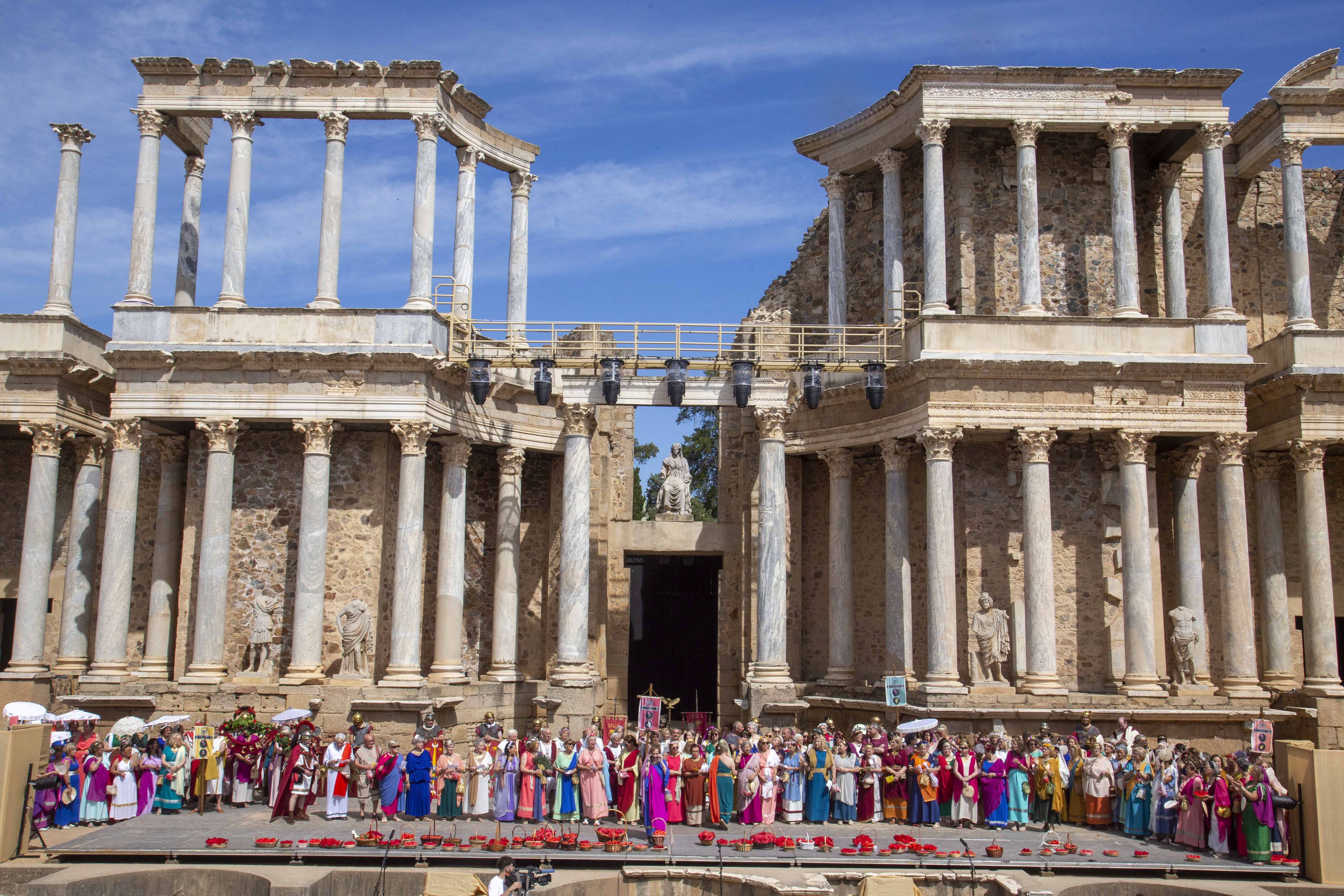 Emerita Lvdica | Así ha sido la recreación de la ceremonia &#039;Rosaliae&#039;