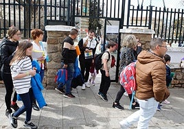 Imagen de archivo de la salida del colegio público Delicias, que ha tenido una demanda escolar de 15 alumnos.