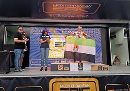 Nieves Gemio en el podio de Oropesa del Mar