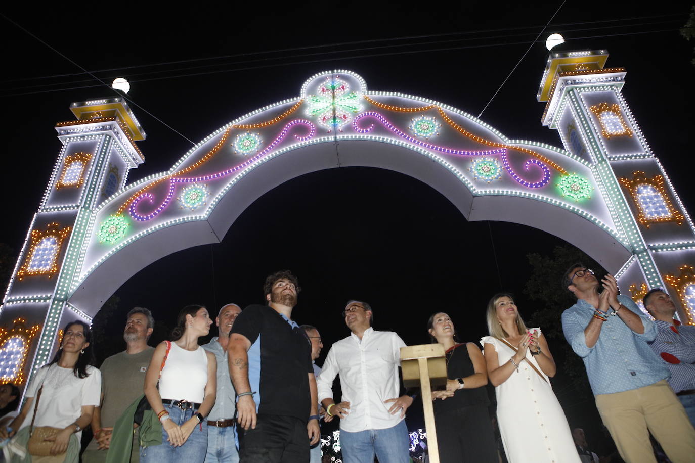 Las mejores imágenes del encendido de luces de la Feria de San Fernando