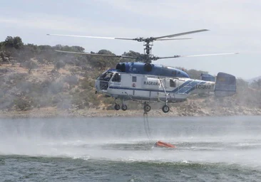 La guerra en Ucrania deja a Extremadura sin su mejor helicóptero contraincendios