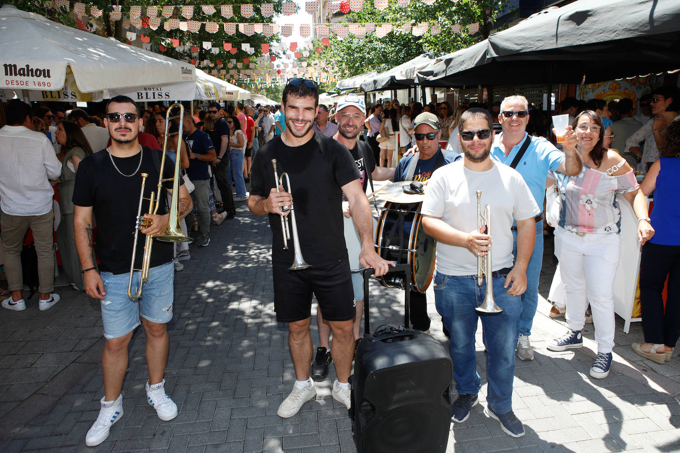 Ambiente de la Feria de Día de Cáceres