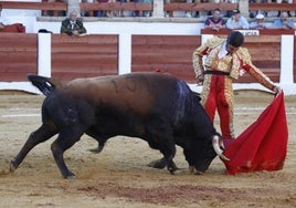 Natural de Morante de la Puebla al quinto de la tarde al que cortó una oreja.