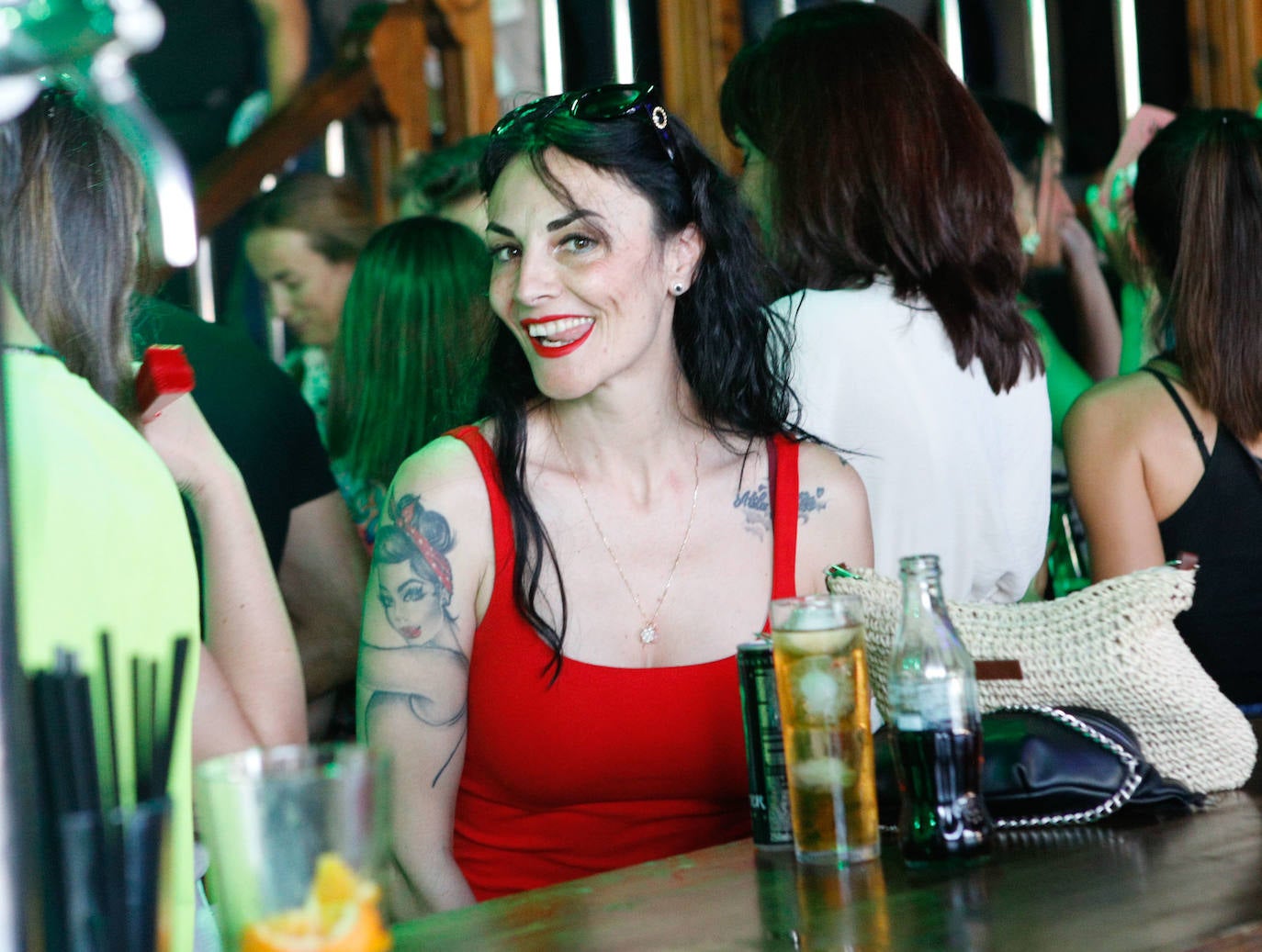 Ambiente en las casetas del Ferial de Cáceres