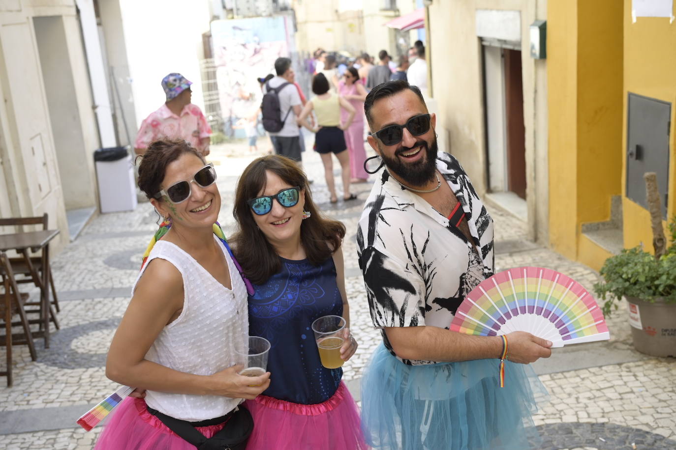 Las mejores fotos de la fiesta de Los Palomos en el centro de Badajoz