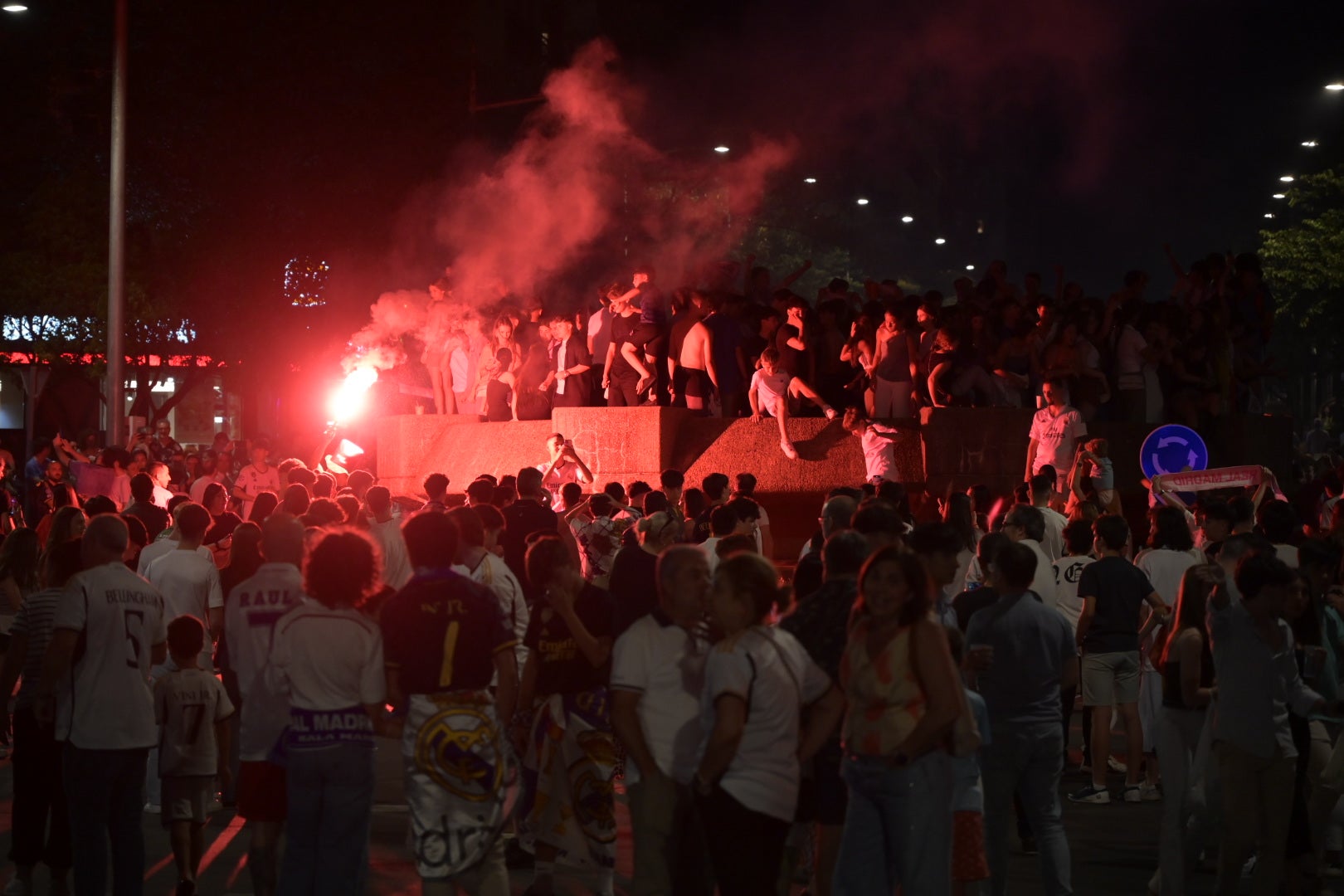 Badajoz celebra la decimoquinta Champions del Real Madrid