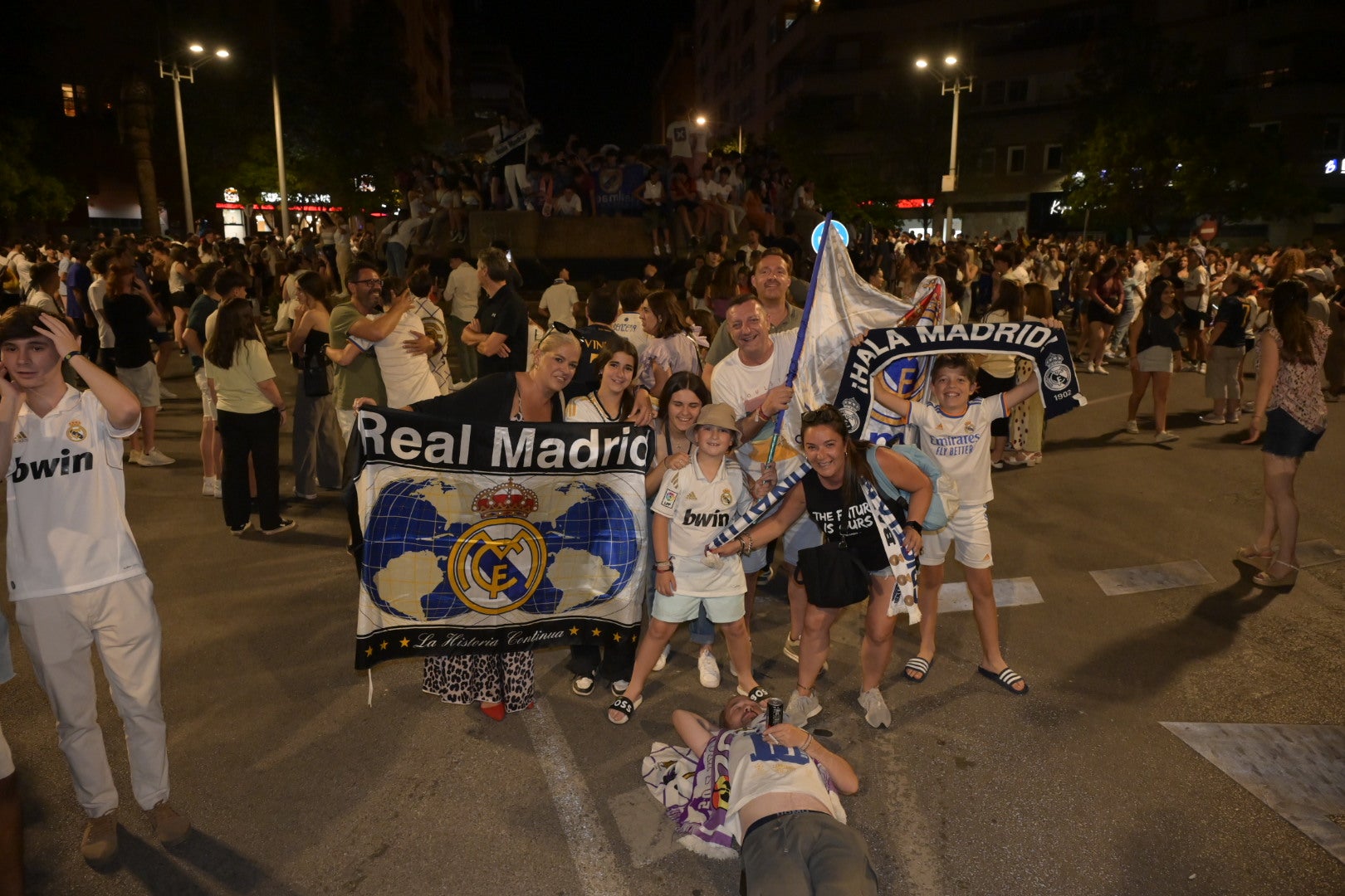 Badajoz celebra la decimoquinta Champions del Real Madrid