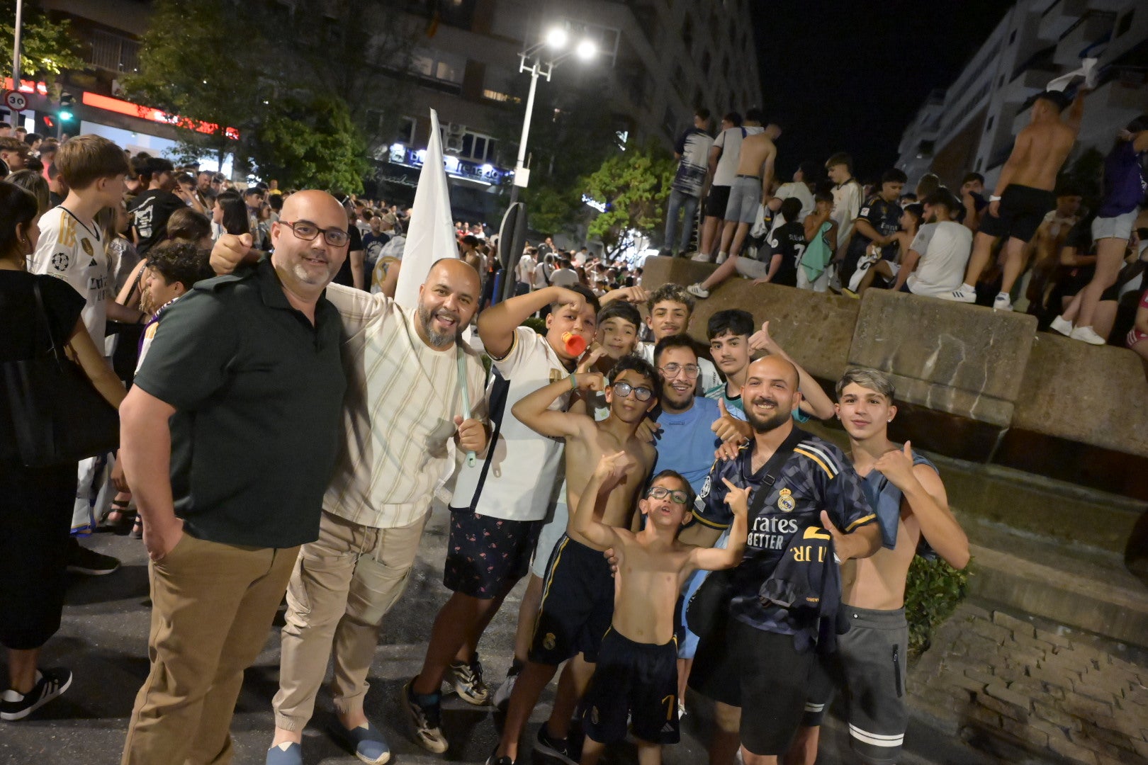 Badajoz celebra la decimoquinta Champions del Real Madrid