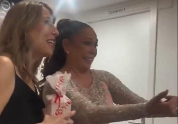 Isabel Pantoja a María Guardiola, tras su concierto en Mérida: «Eres un ser de luz»