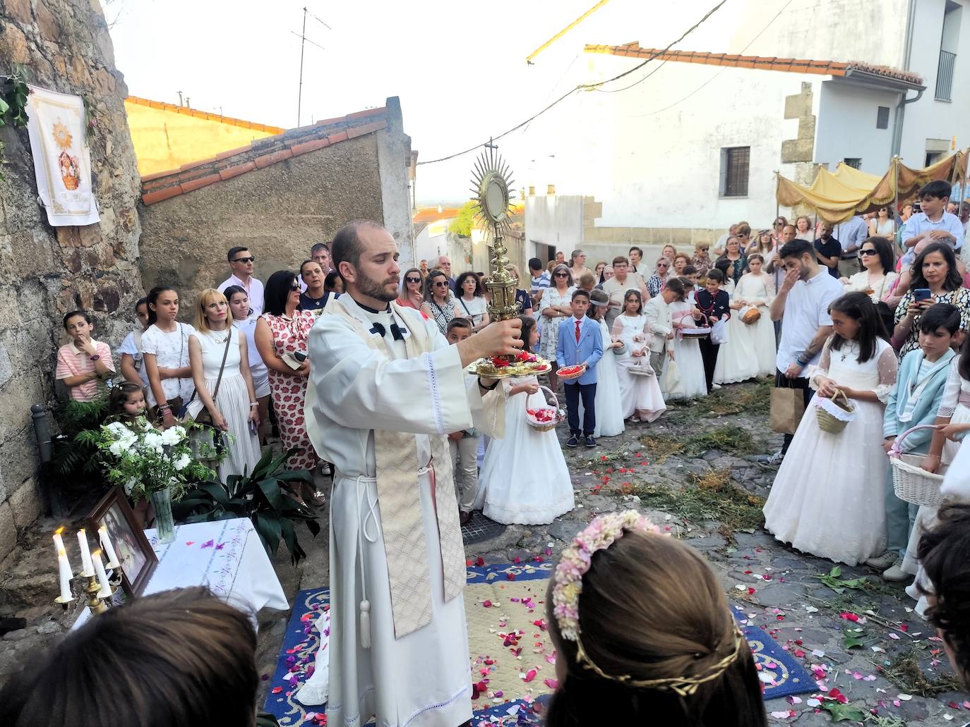 Procesión del Corpus por la Villa Adentro