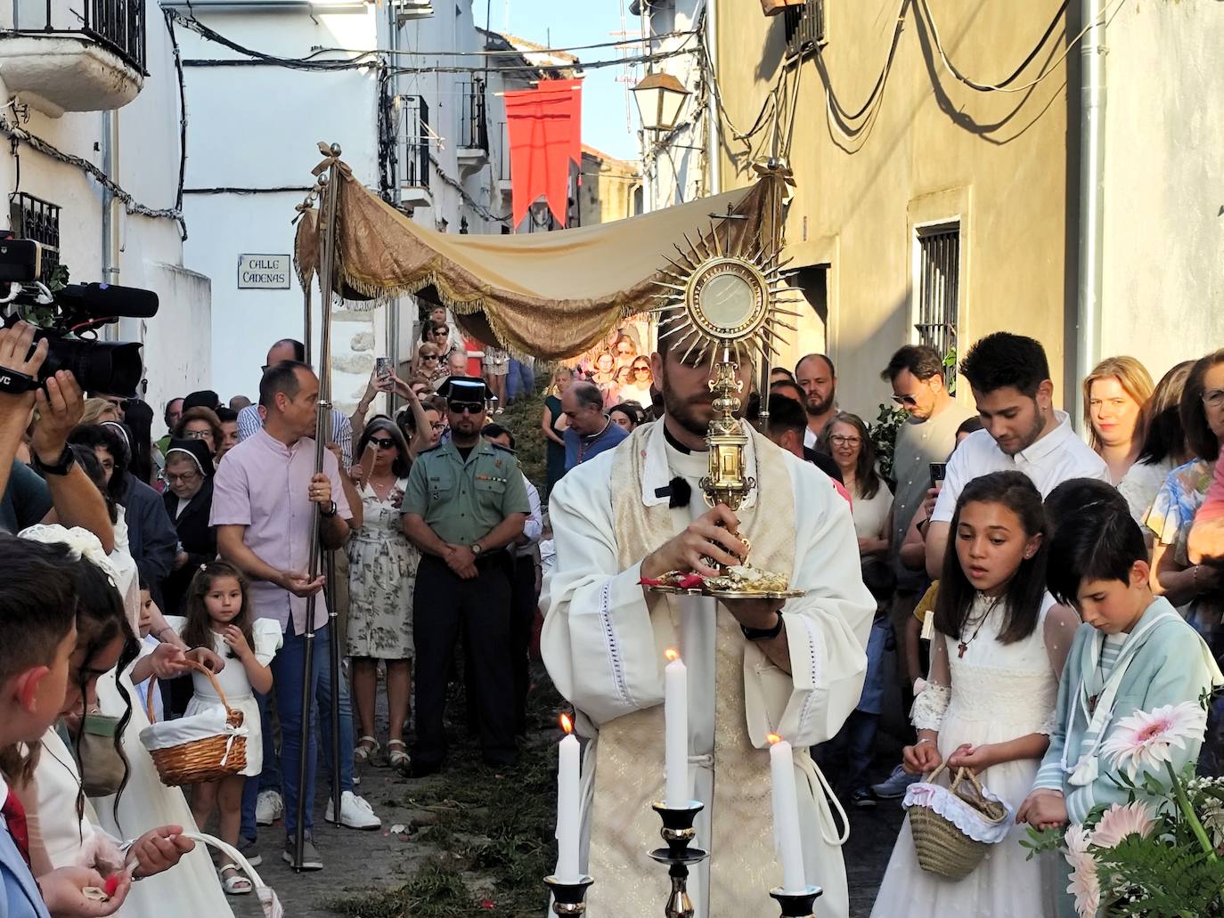 Procesión del Corpus por la Villa Adentro