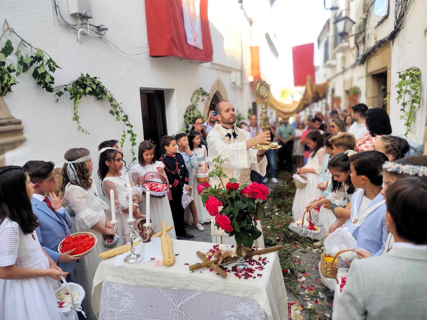 Procesión del Corpus por la Villa Adentro