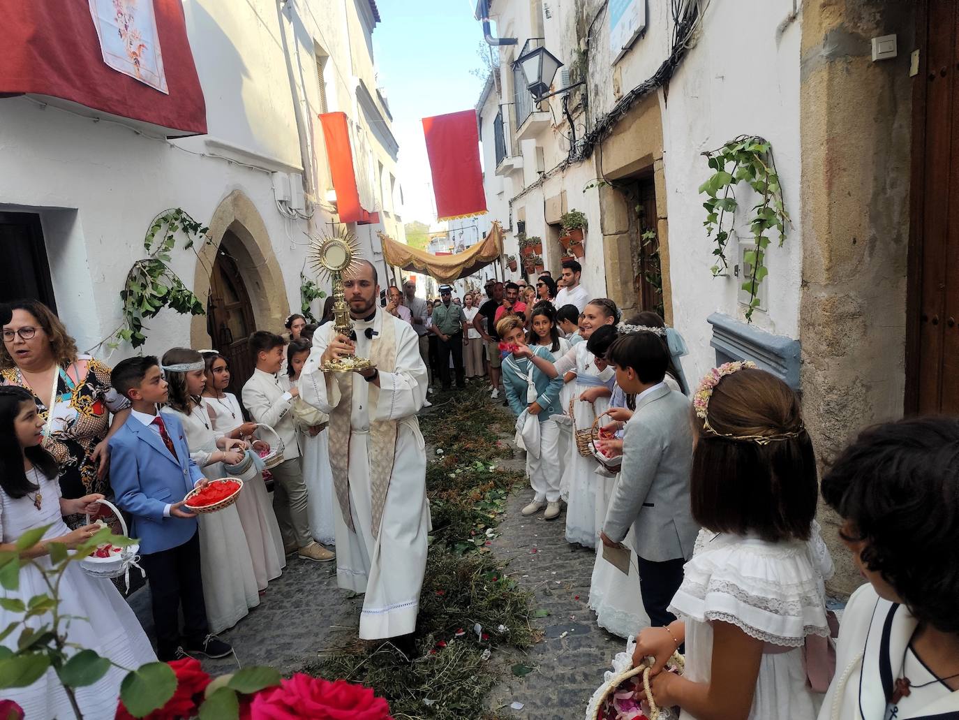 Procesión del Corpus por la Villa Adentro